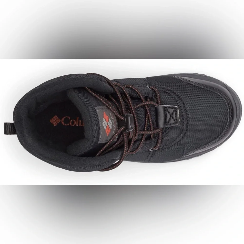 Columbia Kids Black and Gray Waterproof Winter Boot